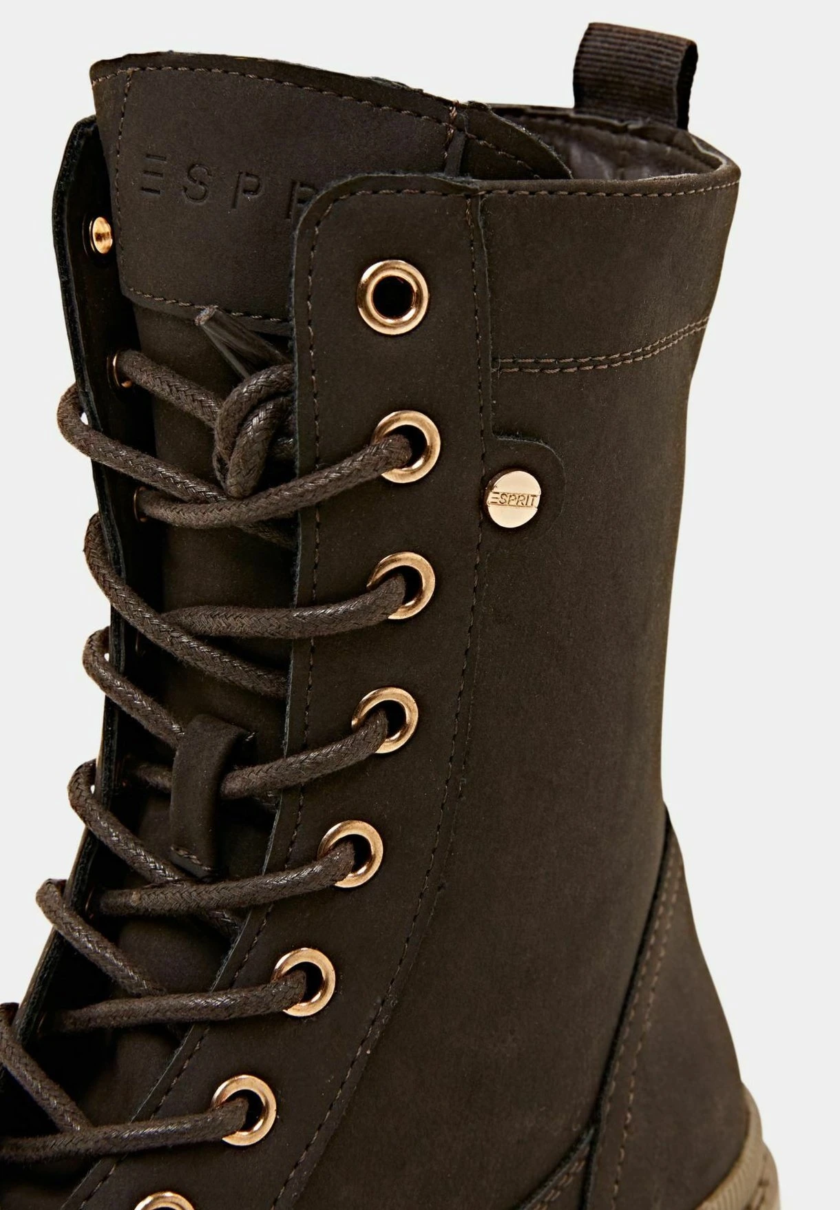 ESPRIT Others - Enkellaarsjes Met Plateauzool - Dark Brown 8 ESPRIT Others - Enkellaarsjes Met Plateauzool - Dark Brown - Afbeelding 6