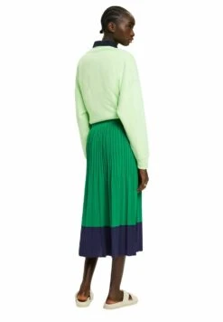 ESPRIT Plissierter- A-Lijn Rok - Emerald Green -Esprit 028e28c6959245daab757f6862692ce4