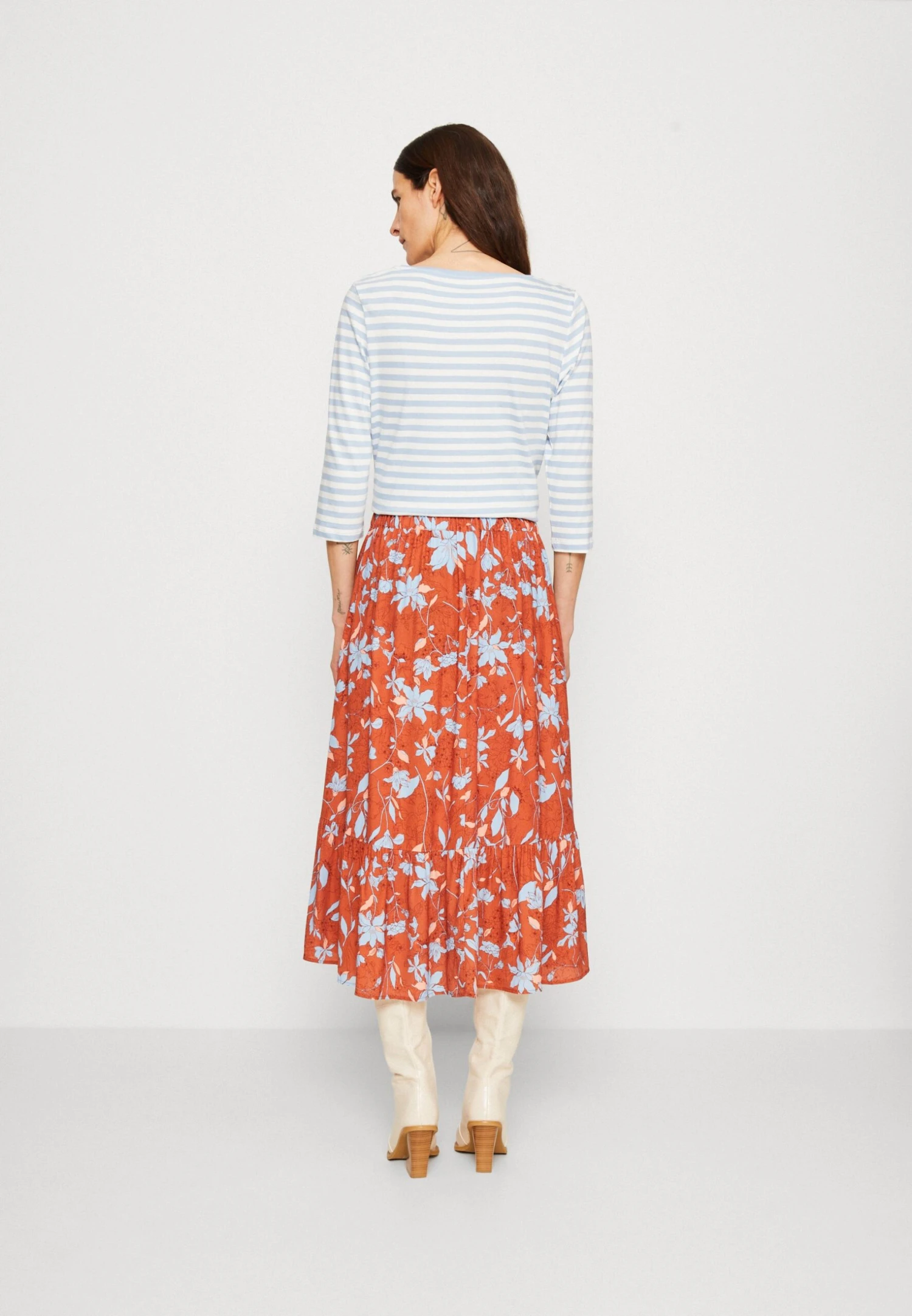 ESPRIT Skirt - A-Lijn Rok - Coral Orange 5 ESPRIT Skirt - A-Lijn Rok - Coral Orange - Afbeelding 3
