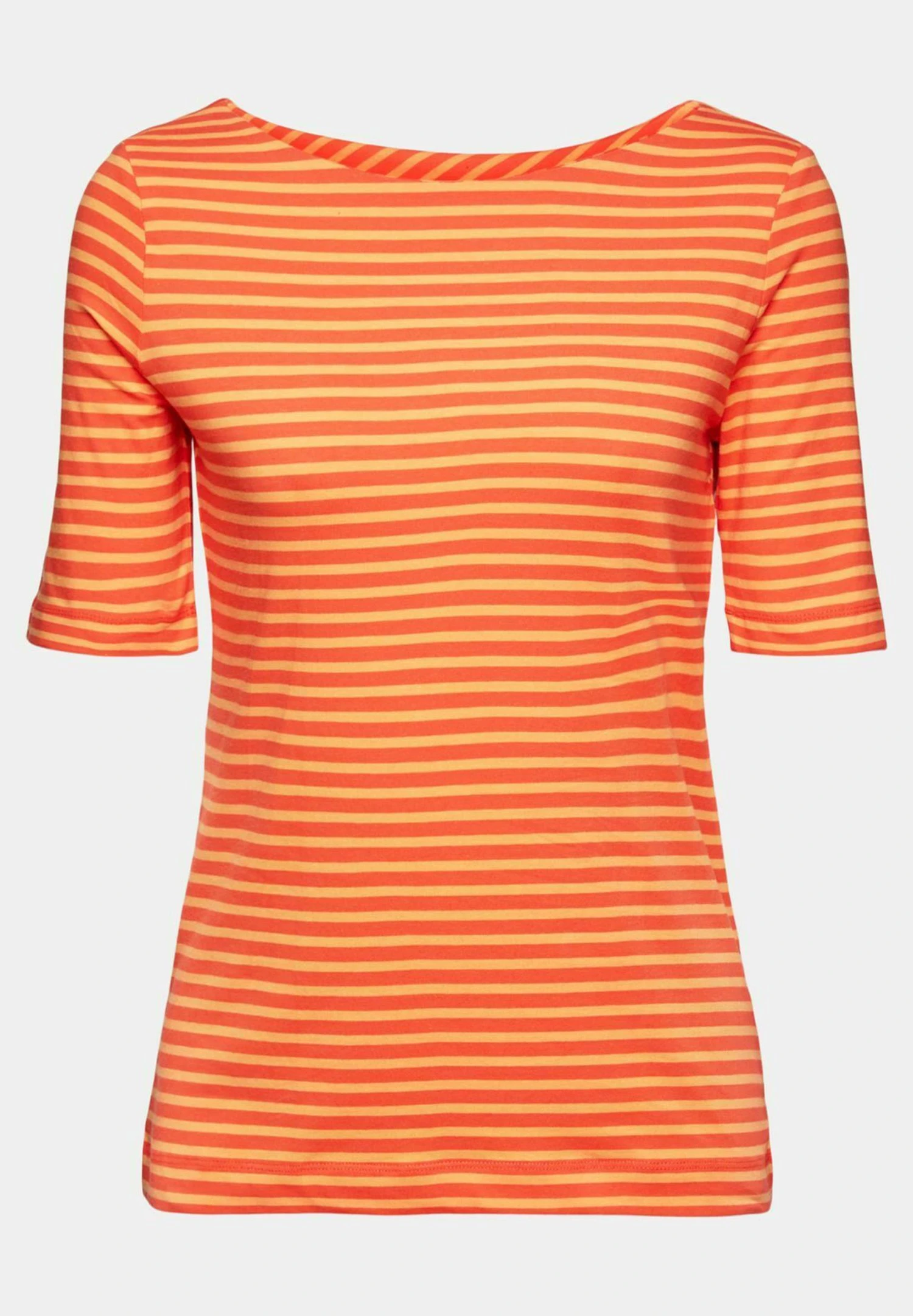 ESPRIT Co El Striped - T-Shirt Print - Orange/Red New 9 ESPRIT Co El Striped - T-Shirt Print - Orange/Red New - Afbeelding 7