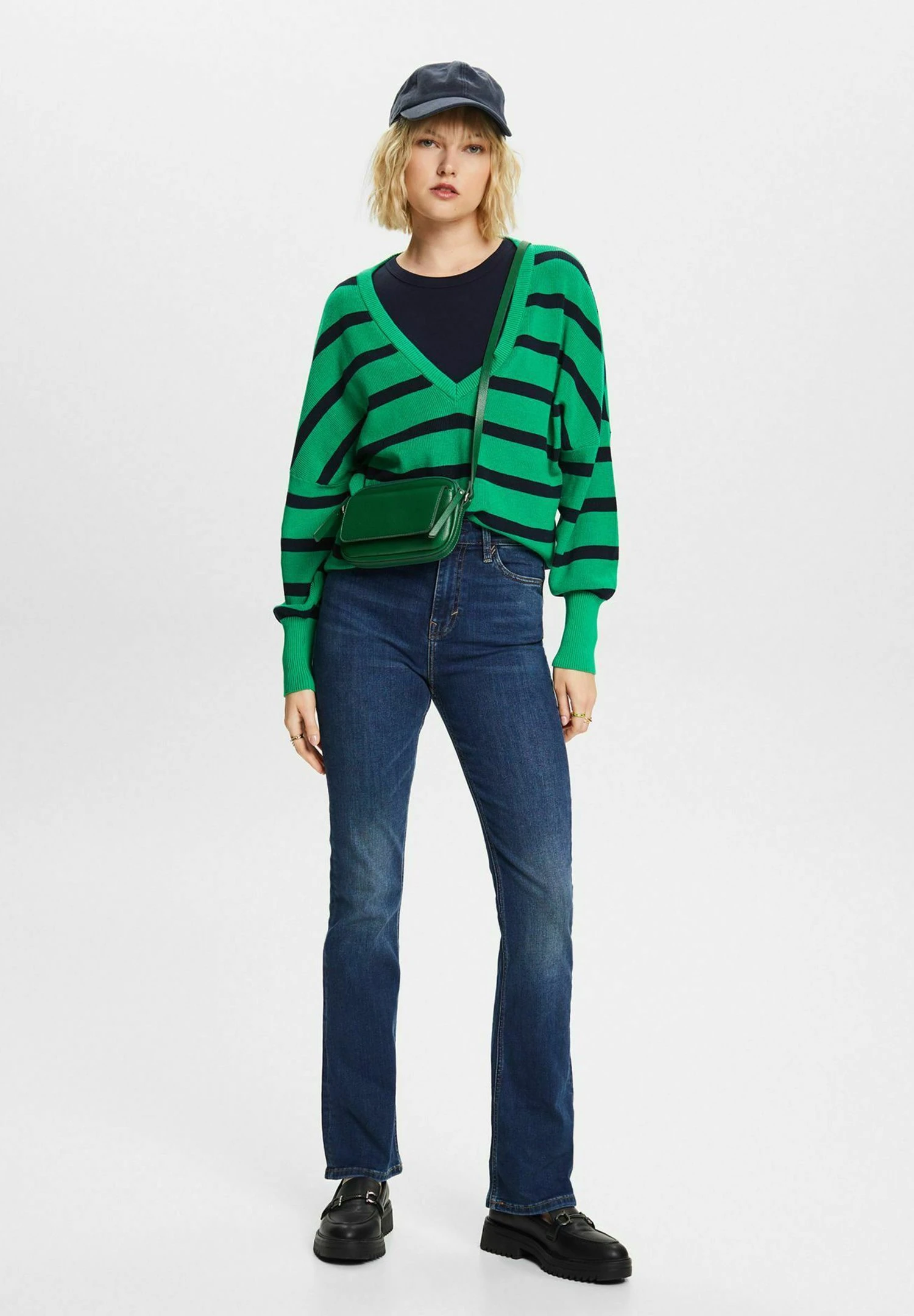 ESPRIT Bootcut Jeans - Blue Dark Wash 4 ESPRIT Bootcut Jeans - Blue Dark Wash - Afbeelding 2