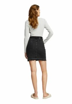 ESPRIT Minirok - Black Medium Washed -Esprit 070ee70c6a0d43779752510b3fcd5595