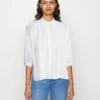 ESPRIT Dobby - Overhemdblouse - White -Esprit 07b73966221845d7aeb6488fa0ff23bf