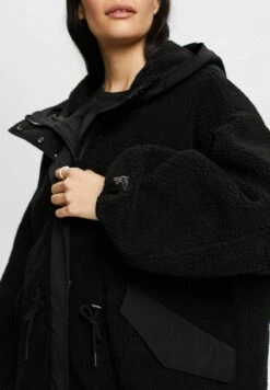ESPRIT Langer Sherpa - Parka - Black -Esprit 0bc5e9c61fb44769a531c4ccee5e25e7