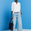 ESPRIT Blouse - Light Blue -Esprit 0c89db29658d47a89dee1310144100e5