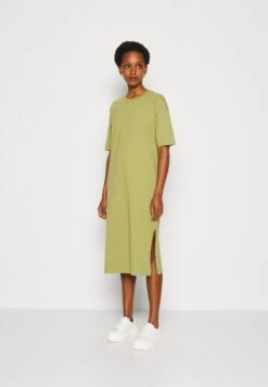 Edc By Esprit Dress - Jerseyjurk - Pistachio Green