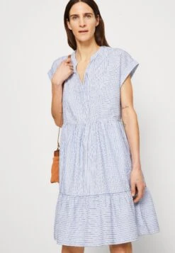 ESPRIT Stripe Dress - Jurk - Bright Blue -Esprit 15fa0e6aa9574a30946e0edaac29d467