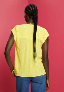 ESPRIT Kurzarm Mit Print - Overhemdblouse - Light Yellow -Esprit 1b73911fc2284683b424a21e091aa359