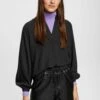 Edc By Esprit Mit Ausschnitt In Wickel Optik - Blouse - Black -Esprit 1ba613609d2940d89727e93b00145192