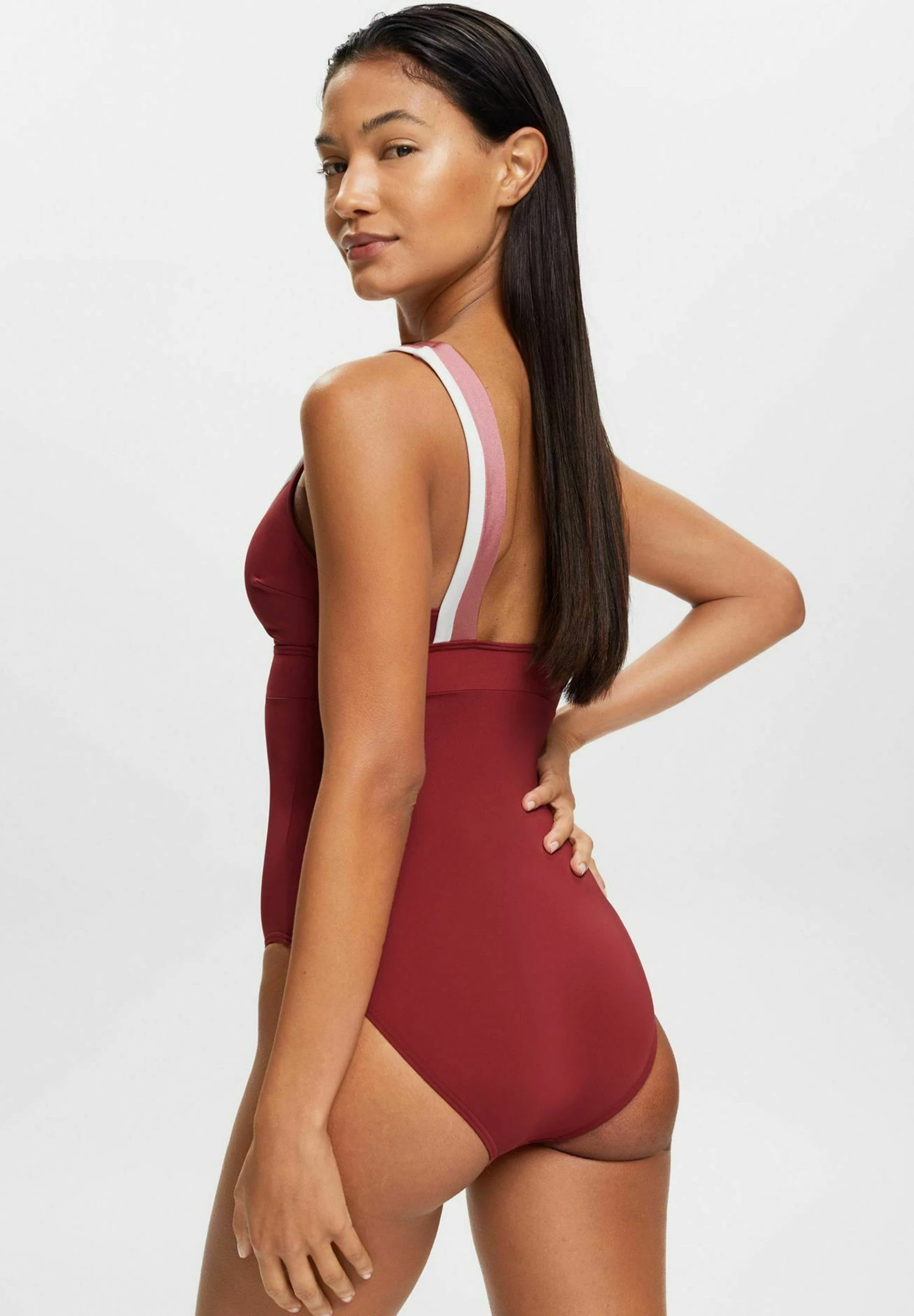 ESPRIT Padded - Badpak - Dark Red 4 ESPRIT Padded - Badpak - Dark Red - Afbeelding 2