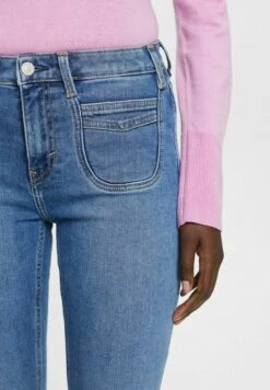 ESPRIT High-Rise - Slim Fit Jeans - Blue Light Washed -Esprit 22ec192c531541d4be359eff55ab4dc5
