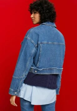 ESPRIT Spijkerjas - Blue Medium Washed New -Esprit 2388acf1886b44da94ddba897f519c45