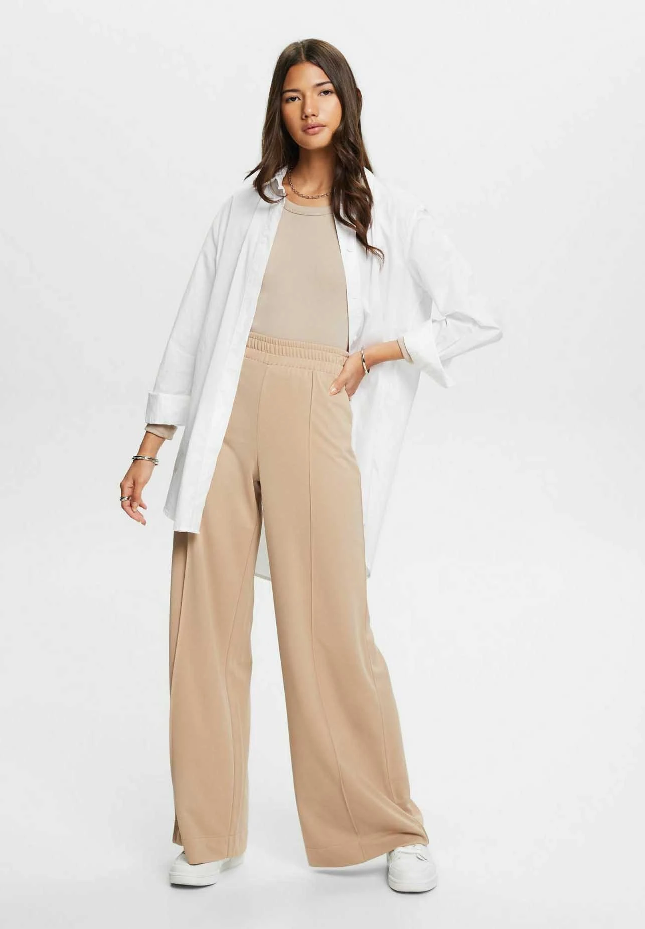 ESPRIT Roundneck - Longsleeve - Light Taupe 4 ESPRIT Roundneck - Longsleeve - Light Taupe - Afbeelding 2