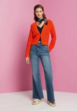 Edc By Esprit Flared Jeans - Blue Dark Washed -Esprit 272141dfc1ff457b87db28e9d6851ee5