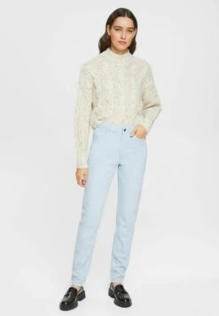 ESPRIT Im Mom Fit - Straight Leg Jeans - Pastel Blue -Esprit 278b6049f0c340358f81522707ee4398