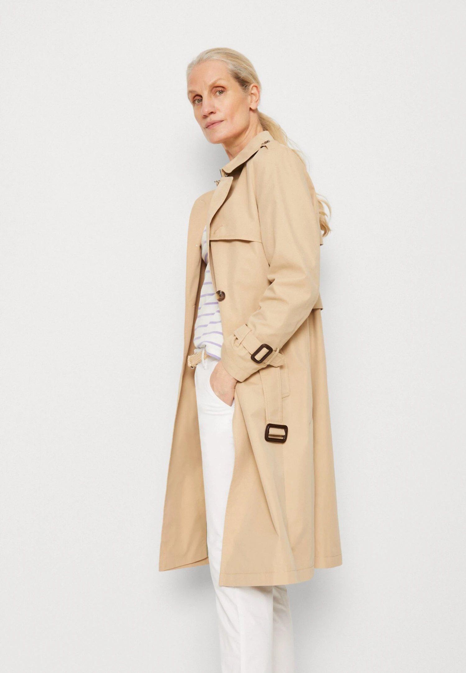 ESPRIT Classic - Trenchcoat - Sand 6 ESPRIT Classic - Trenchcoat - Sand - Afbeelding 4
