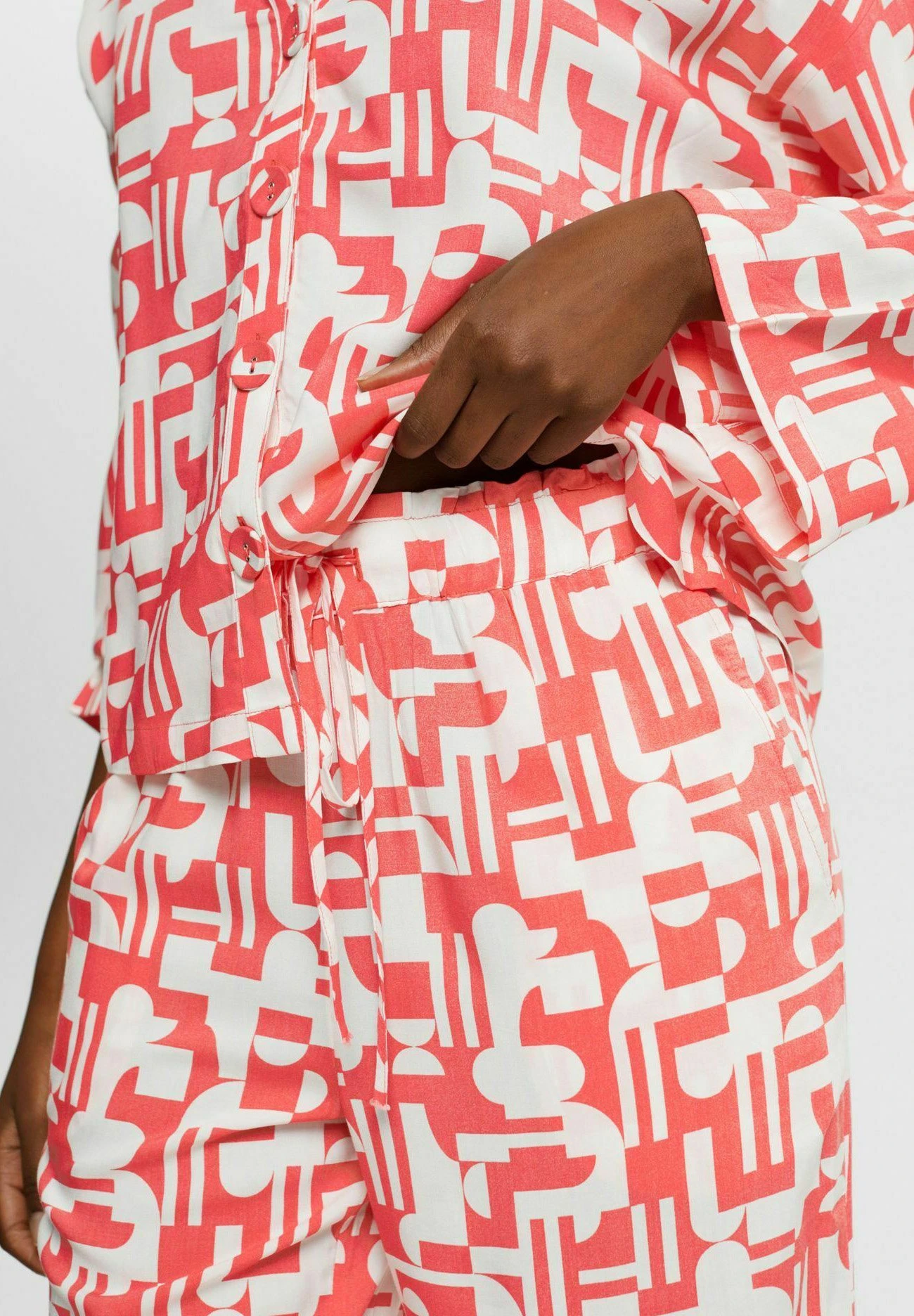 ESPRIT Mit Print - Pyjama - Coral 7 ESPRIT Mit Print - Pyjama - Coral - Afbeelding 5