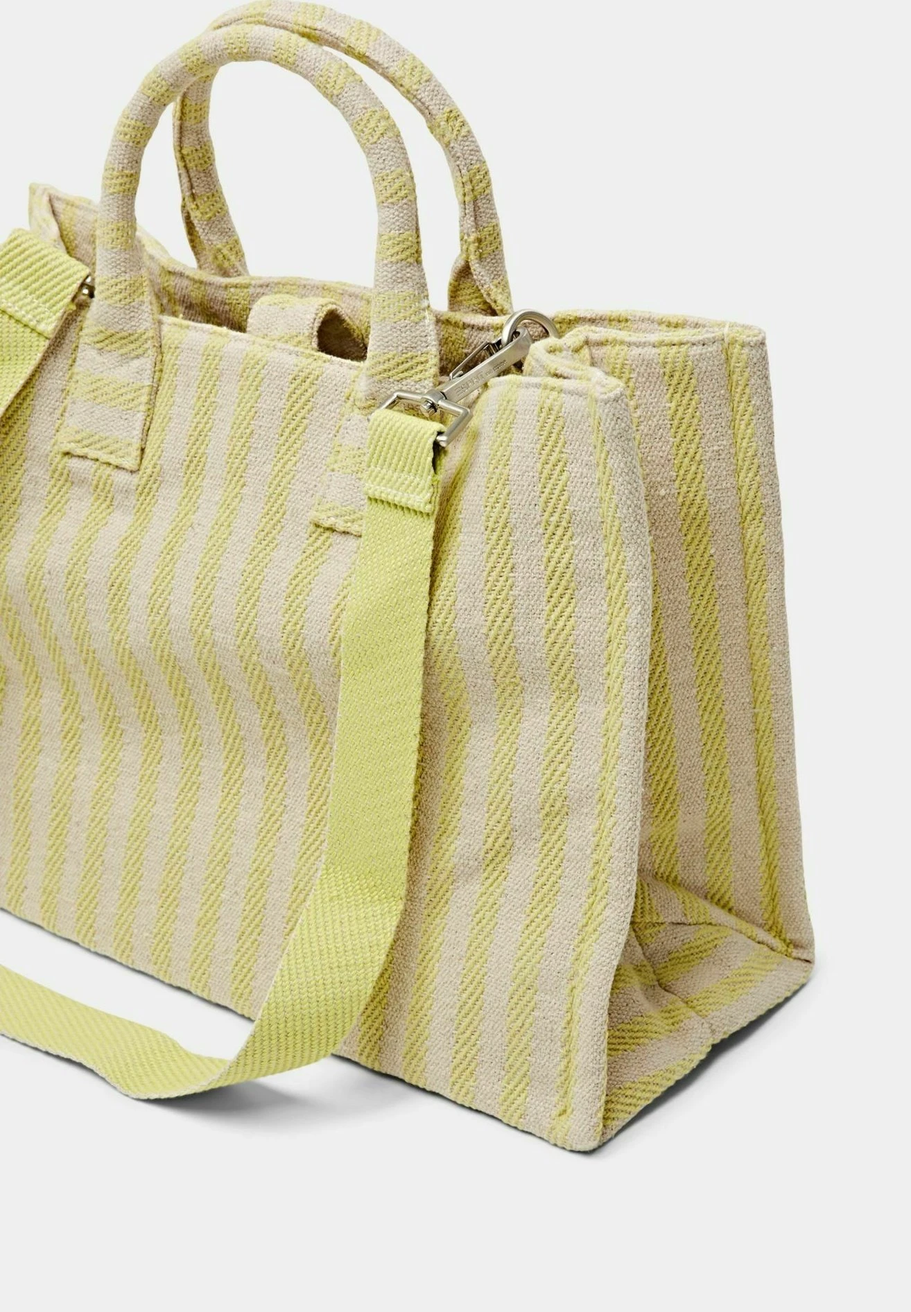 ESPRIT Gestreifter - Shopper - Lime Yellow 7 ESPRIT Gestreifter - Shopper - Lime Yellow - Afbeelding 5