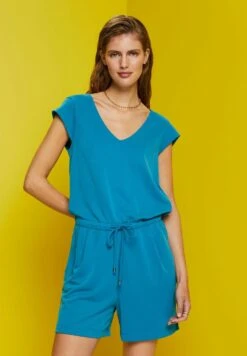 ESPRIT Overalls- Jumpsuit - Dark Turquoise 15 ESPRIT Overalls- Jumpsuit - Dark Turquoise -Esprit 2d90f92183314edd94b42756b7366983