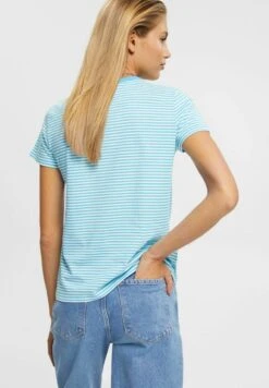 Edc By Esprit Gestreiftes Logo- T-Shirt Print - Turquoise 12 Edc By Esprit Gestreiftes Logo- T-Shirt Print - Turquoise -Esprit 2eccc148cb0349818d25995f7fc58231