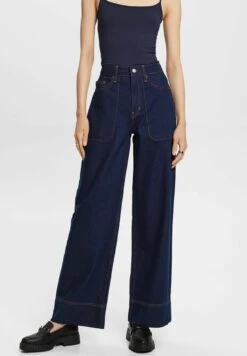 Edc By Esprit Flared Jeans - Blue Rinse