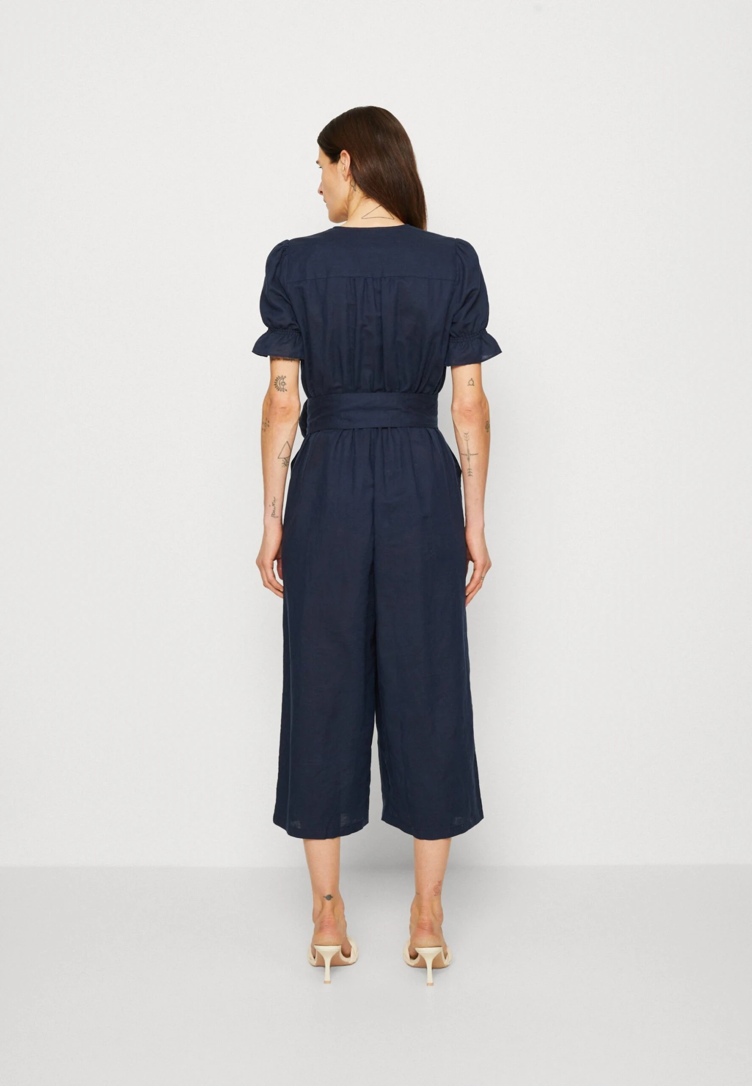 ESPRIT Belted Overall - Jumpsuit - Navy 5 ESPRIT Belted Overall - Jumpsuit - Navy - Afbeelding 3