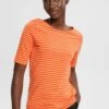 ESPRIT Co El Striped - T-Shirt Print - Orange/Red New 2 ESPRIT Co El Striped - T-Shirt Print - Orange/Red New -Esprit 36e3ae920419485d903433ddaabd530b