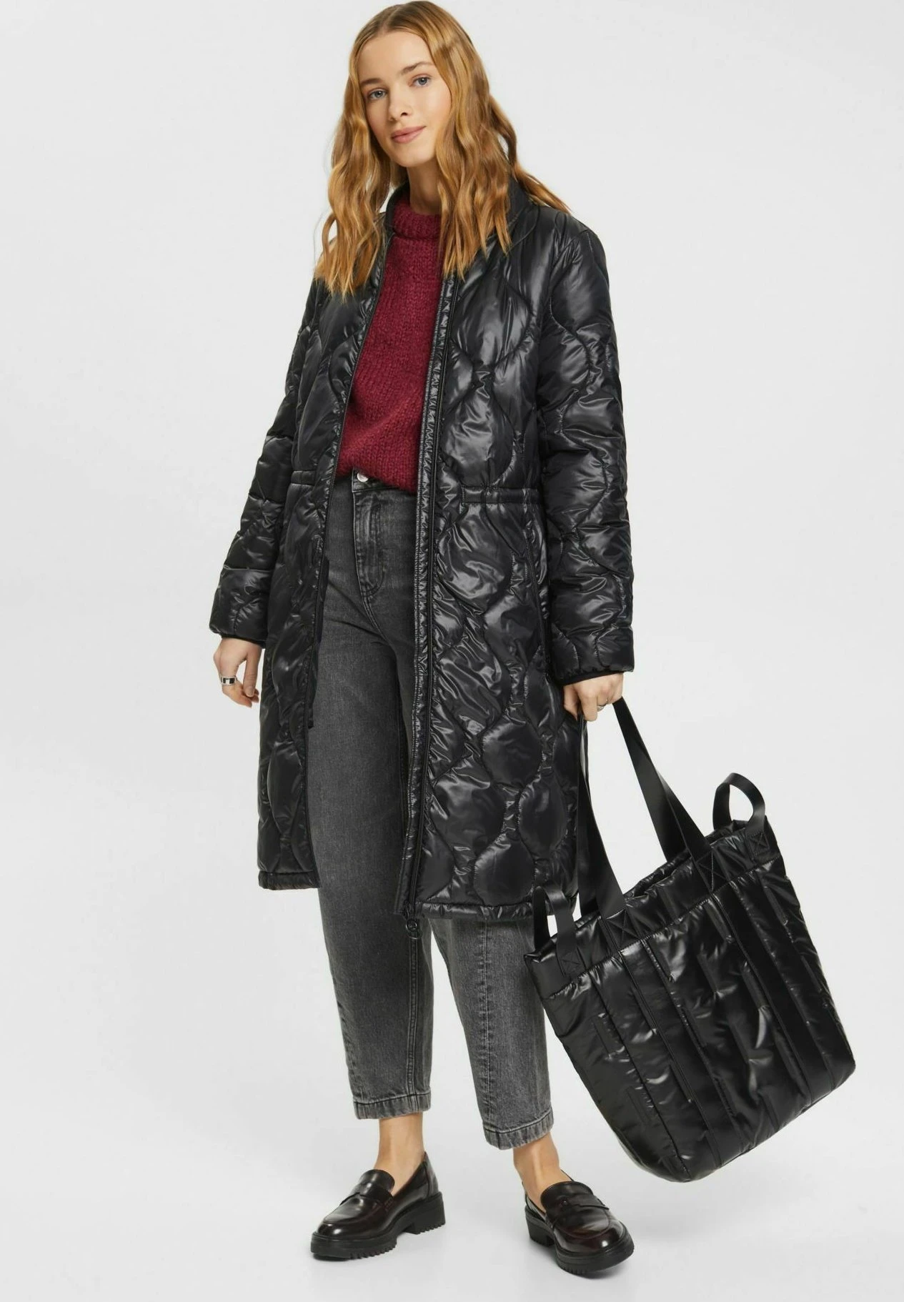 ESPRIT Mit Kragen - Winterjas - Black 4 ESPRIT Mit Kragen - Winterjas - Black - Afbeelding 2