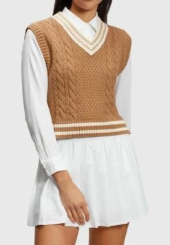 ESPRIT ZopfMit Delfin-Logo - Trui - Sand