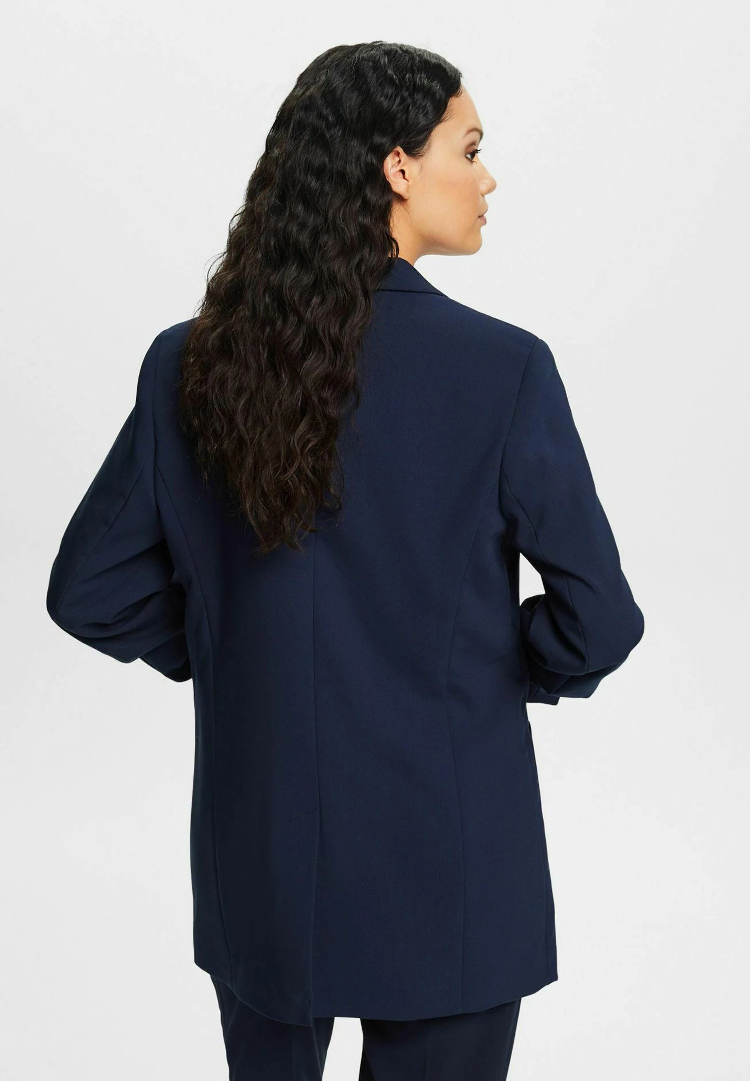 ESPRIT Halflange Jas - Navy 5 ESPRIT Halflange Jas - Navy - Afbeelding 3