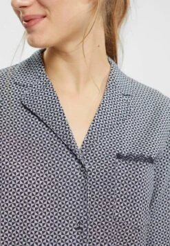 ESPRIT Mit Spitze - Pyjamashirt - Navy -Esprit 43d6541804304e4a979d69fdf8234632