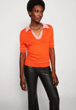 ESPRIT Sus Blend Po - Poloshirt - Orange Red -Esprit 448748e6070d427087bace8fcb4a8a58