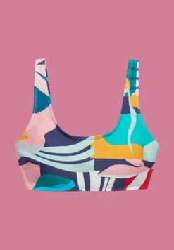 ESPRIT Im Croptop Look Mit Print - Bikinitop - Ink -Esprit 4504d99c517f401c99244a43a0e4f370