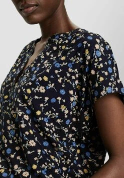 ESPRIT Aop- Blouse - Navy -Esprit 489e66c3f33d497aa46da84a17cc45c1