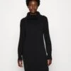 Edc By Esprit Wide Neck Dress - Gebreide Jurk - Black 2 Edc By Esprit Wide Neck Dress - Gebreide Jurk - Black -Esprit 4ba6d6116b684bfe9a7e78c5f5b52435