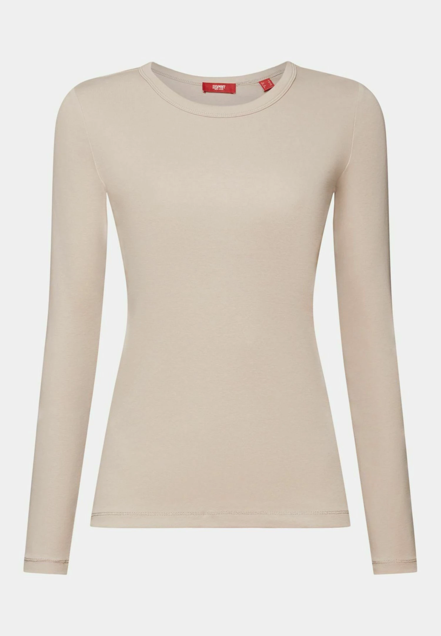 ESPRIT Roundneck - Longsleeve - Light Taupe 12 ESPRIT Roundneck - Longsleeve - Light Taupe - Afbeelding 10