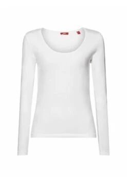 ESPRIT Longsleeve - White -Esprit 4ff267ad9b1744c6a2ecd569ab4b9a41