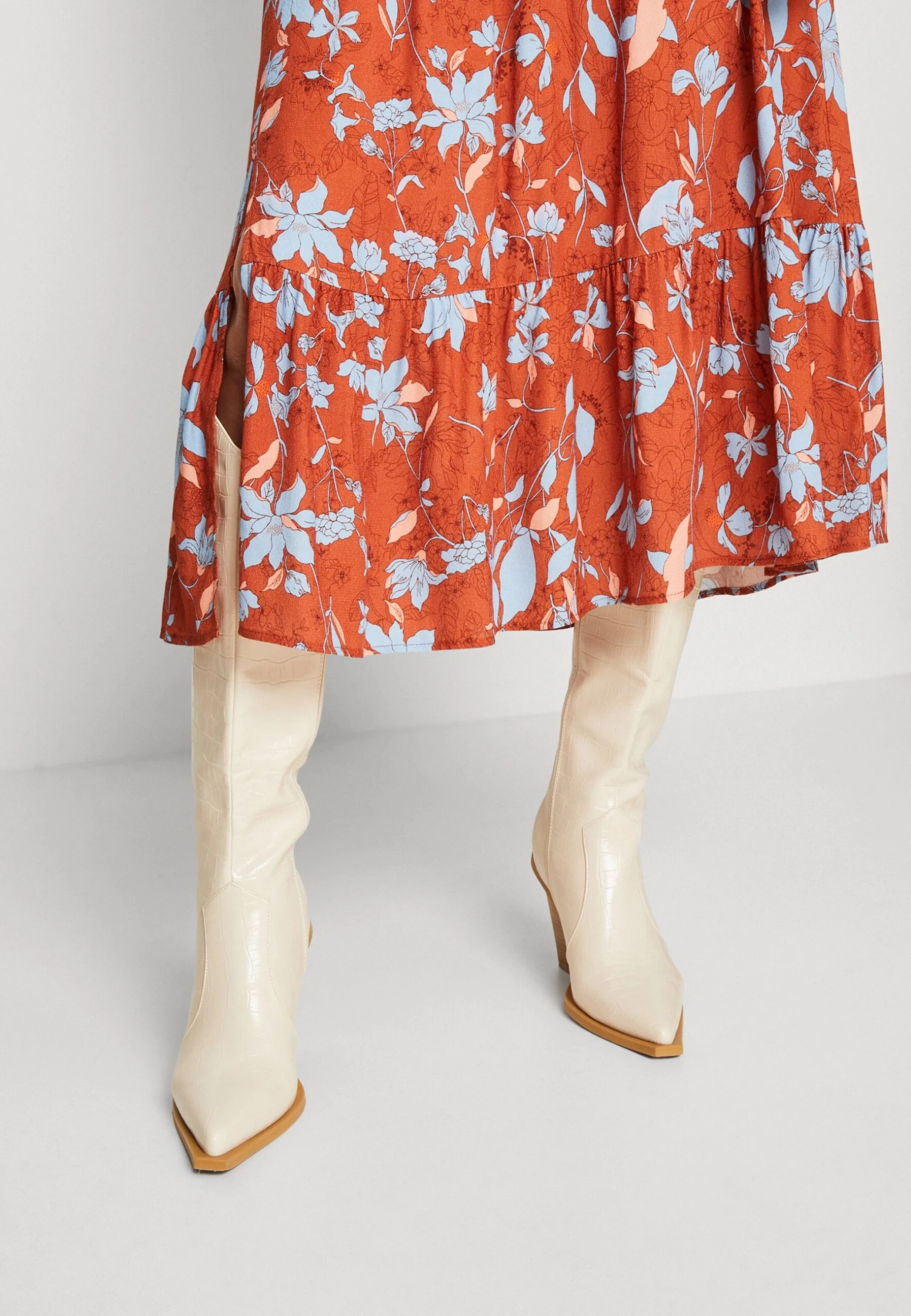 ESPRIT Skirt - A-Lijn Rok - Coral Orange 8 ESPRIT Skirt - A-Lijn Rok - Coral Orange - Afbeelding 6