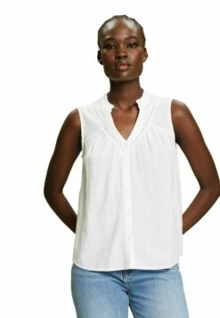 ESPRIT Ärmellose- Blouse - White
