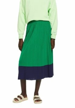 ESPRIT Plissierter- A-Lijn Rok - Emerald Green -Esprit 5294dbc7d1be4f838415008aaa3829dc