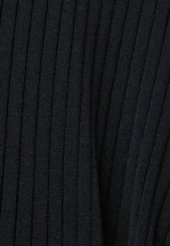 ESPRIT Plissiertes Wickel Mit Langen Ärmeln - Gebreide Jurk - Black -Esprit 5351e47e69f64512ae65d1ec688d5e52