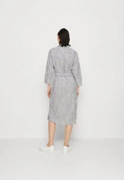 ESPRIT Stripe Beltdress - Blousejurk - Anthracite -Esprit 53b5f0fe03c840889d692e71bee73a48