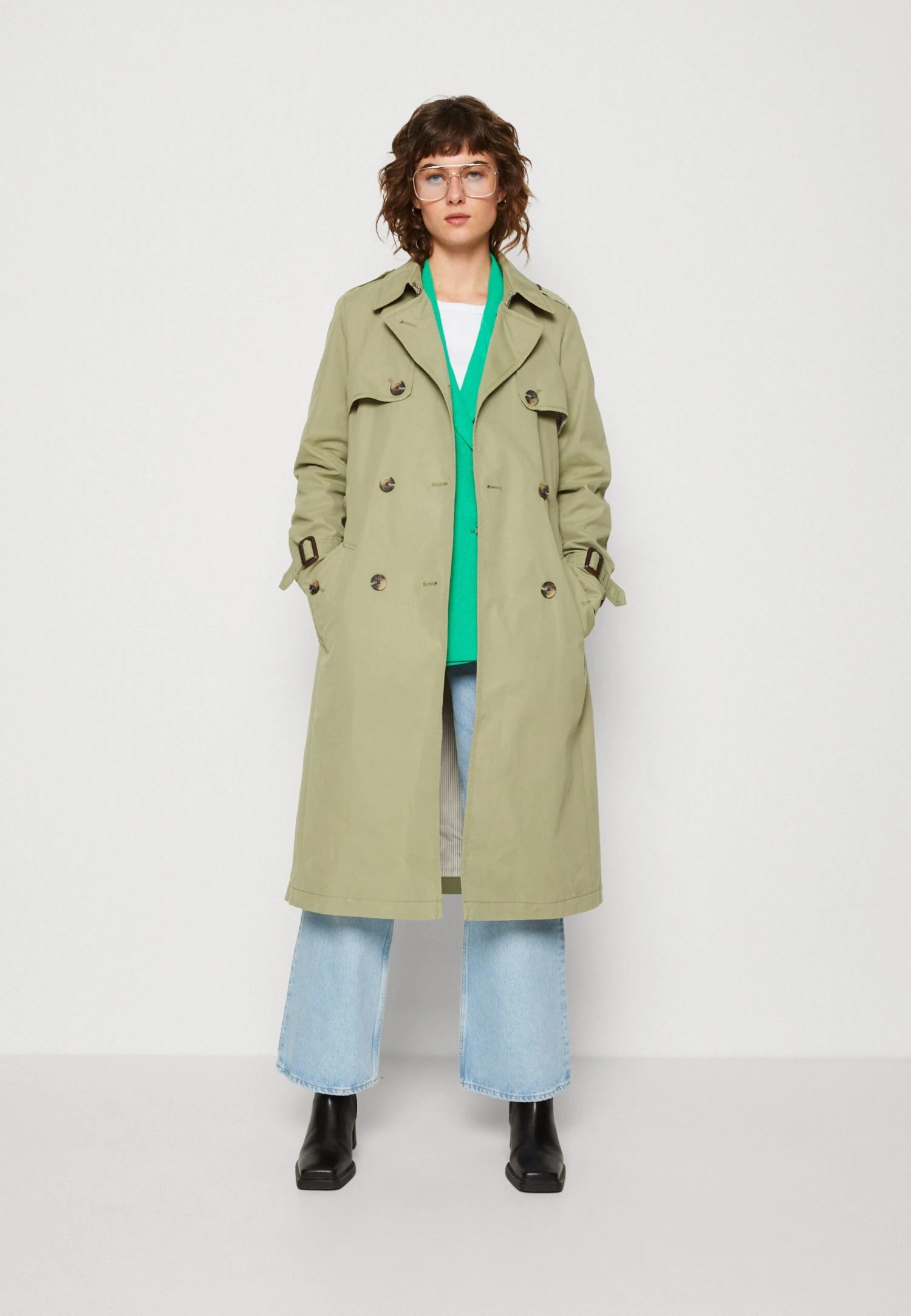 ESPRIT Classic - Trenchcoat - Light Khaki 4 ESPRIT Classic - Trenchcoat - Light Khaki - Afbeelding 2