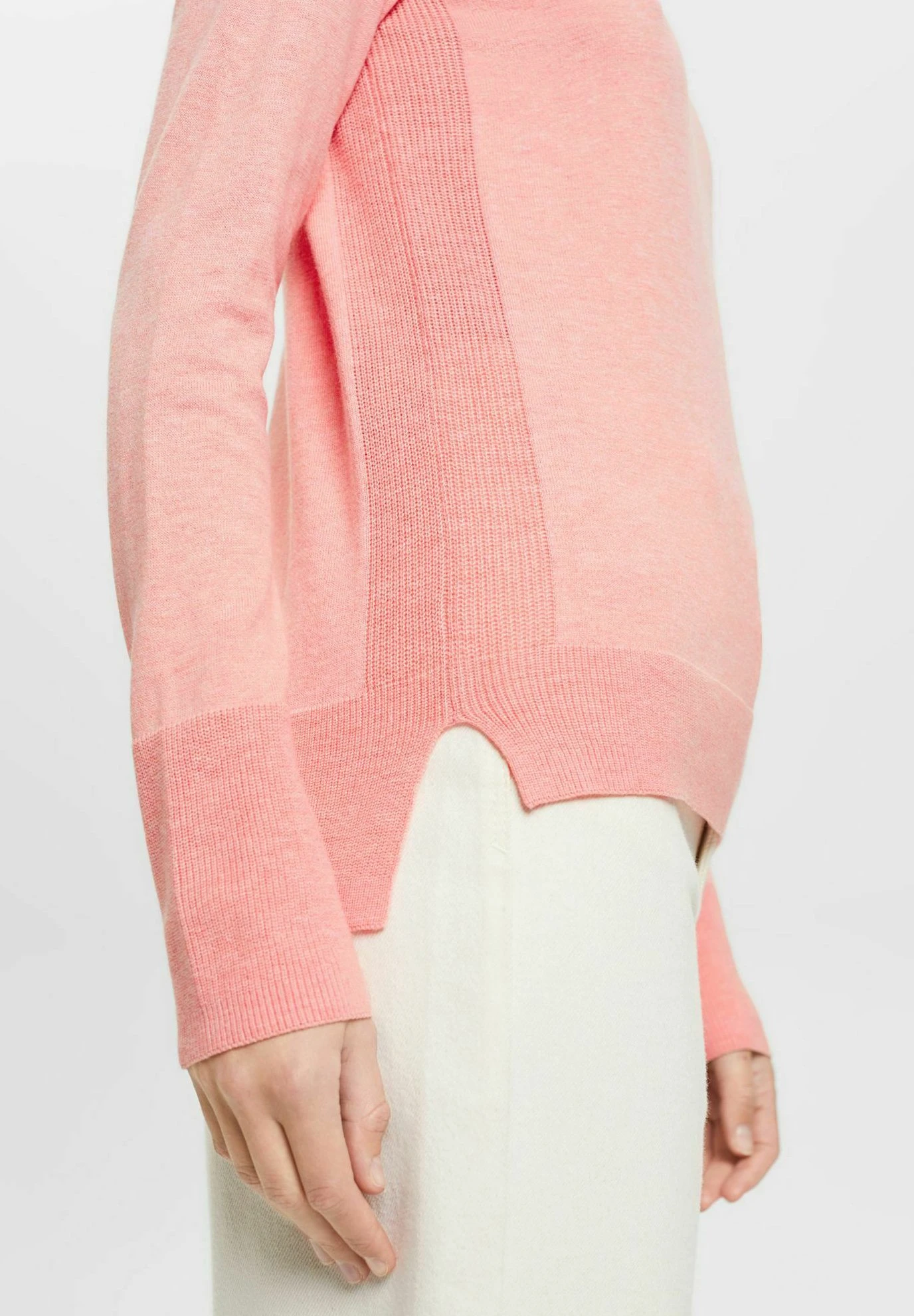 ESPRIT High-Low-Saum - Trui - Pink 6 ESPRIT High-Low-Saum - Trui - Pink - Afbeelding 4