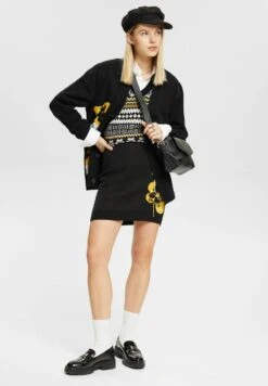 ESPRIT Mit Floralem Jacquard-Muster - Minirok - Black -Esprit 5694dd2a4026481f80f359e5fc62345f