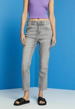 Edc By Esprit Straight Leg Jeans - Grey Light Washed -Esprit 56e518fe60bd4e9690bf660ac4c19b34
