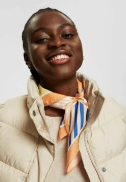 ESPRIT Nicki Mit Muster-Mix - Halsdoek - Golden Orange