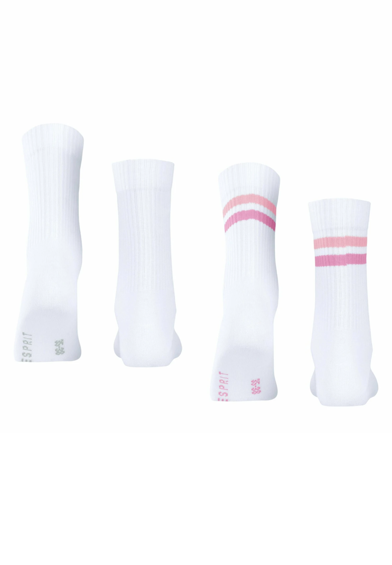 ESPRIT Tennis Stripe 2-Pack- Sokken - Woolwhite 4 ESPRIT Tennis Stripe 2-Pack- Sokken - Woolwhite - Afbeelding 2