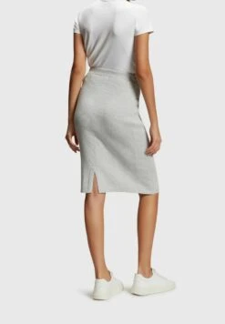 ESPRIT Gerippter Metallic Mit Twist-Effekt - Kokerrok - Silver -Esprit 5faa52ba0c664603a5ac802f7a06410a