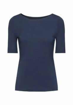 ESPRIT Mit U-Boot-Ausschnitt - T-Shirt Basic - Navy -Esprit 60b8ce99dd5e4e2785ab4413f56af2c3